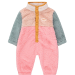 Mono sherpa | COLOR BLOCK ROSA VERDE