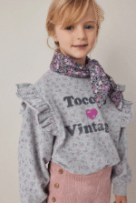Sudadera Kids l ESTAMPADO FLORES TOCOTO - Imagen 3