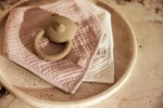 Pack x2 Baberos bandana - BIB MUSLIN | Wild rose/Oatmeal - Imagen 2