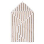 Capa de baño 75x75 | STRIPE TERRY | Olive Green - GOTS 100% algodón orgánico - Imagen 2