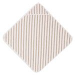 Capa de baño 75x75 | STRIPE TERRY | Olive Green - GOTS 100% algodón orgánico