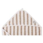 Capa de baño 75x75 | STRIPE TERRY | Olive Green - GOTS 100% algodón orgánico - Imagen 4