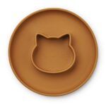 Plato Silicona Gato | ANTIDESLIZANTE - Marrón - Imagen 2