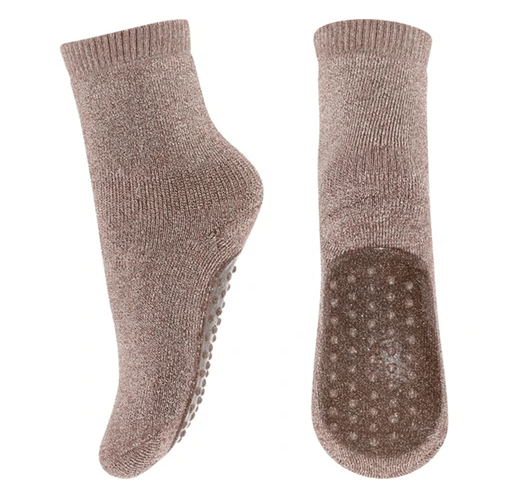 10_79208_0_76_f6ba591e93e43b6806f8376dcca100b7 Calcetines - SÚPER ANTIDELIZANTES l GLITTER BROWN SIENNA - Imagen 1