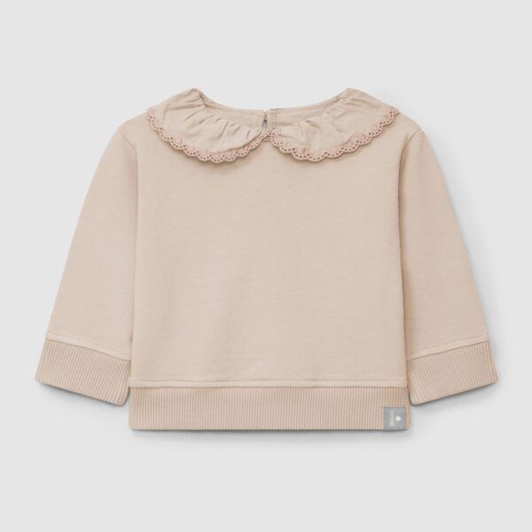 Sudadera de felpa | CUELLO VOLANTES