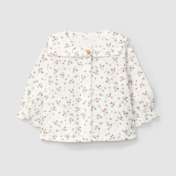 Blusa muselina | ESTAMPADO FLORAL - Beige