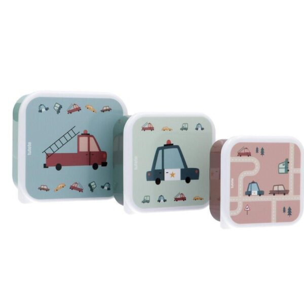 3 Cajas Almuerzo | Vintage Cars