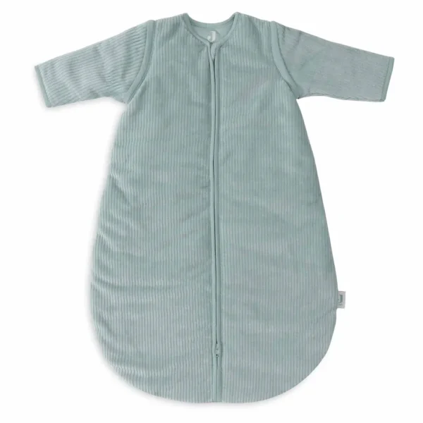 Saco dormir mangas extraíbles 70cm ROUND | RIB - Sea Green