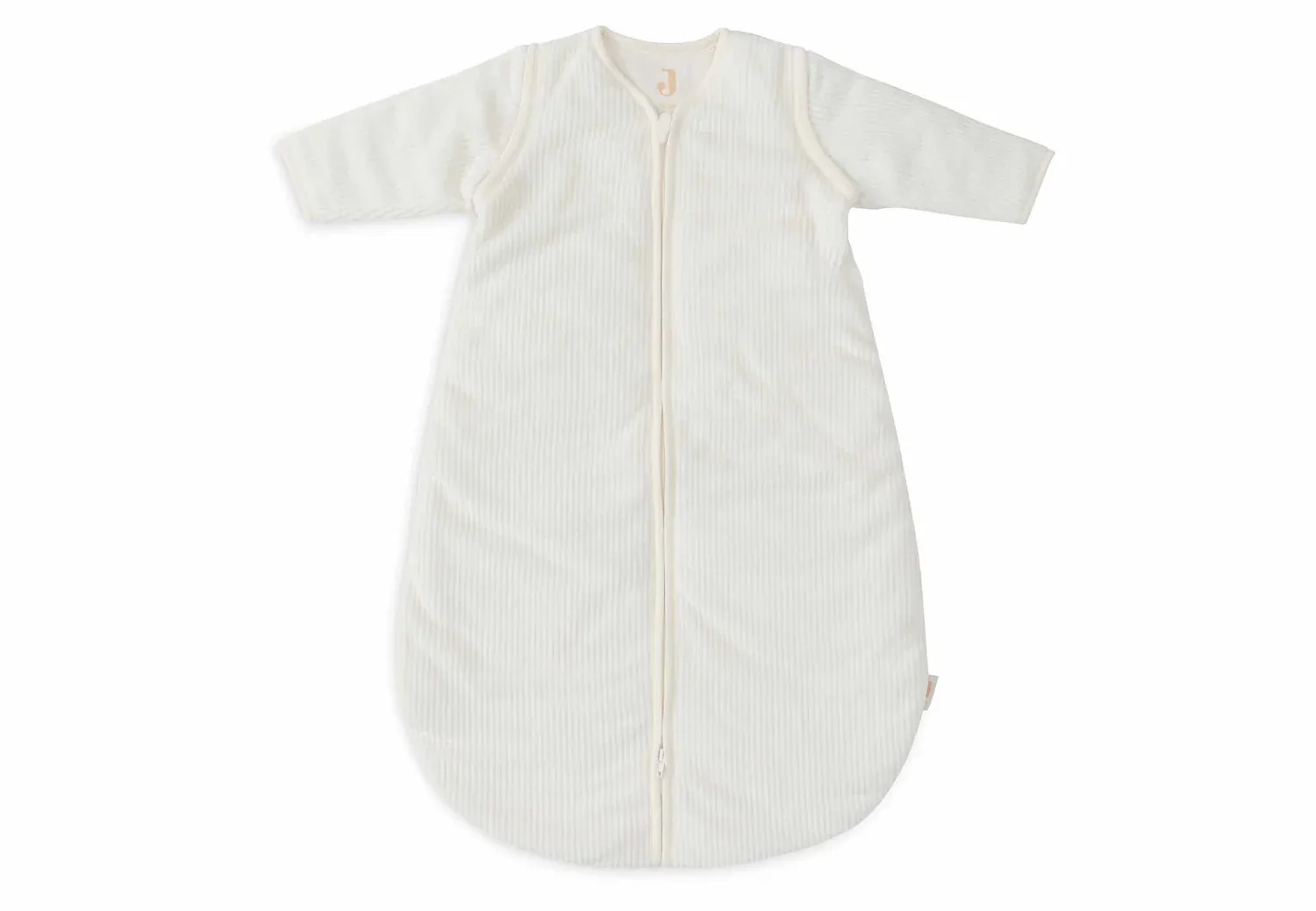 016-541-67106_1_20240829T Saco dormir mangas extraíbles 70cm ROUND | RIB - Ivory - Imagen 1