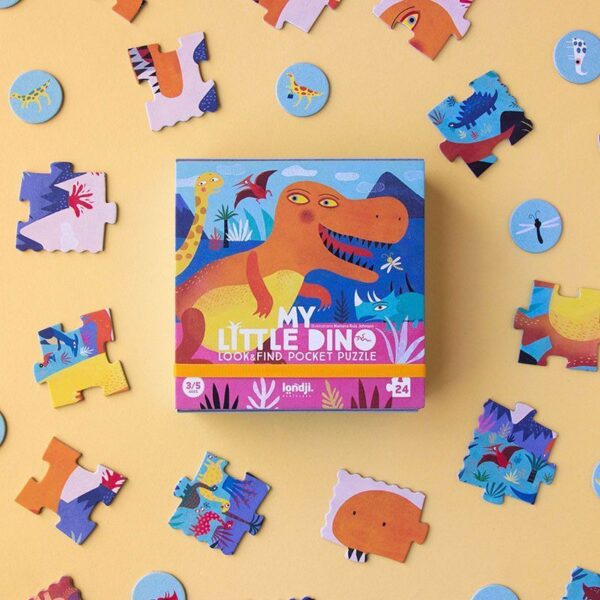 Puzzle bolsillo 24 piezas | MY LITTLE DINO