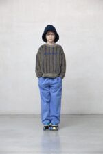 Sudadera velvet - BONMOT rayas Taupe - Imagen 3