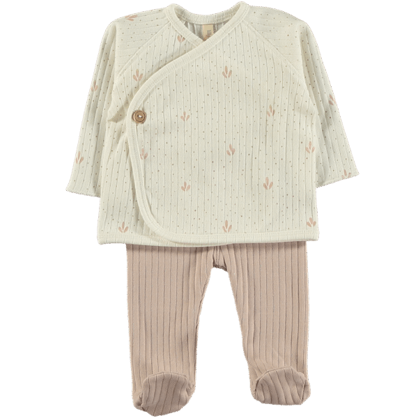 Jubón cruzado + polaina | MAXI RIB EASY PROVENCE - NUDE