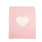 Manta Punto Corazón Rosa - Imagen 2