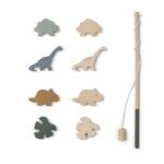 Juego de pesca de madera SEBASTIAN | Dino/hunter green multi mix - Imagen 4