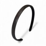 Diadema rígida | Slim Leather - BLACK