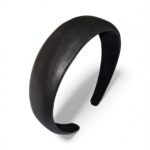 Diadema rígida | Wide Leather - BLACK