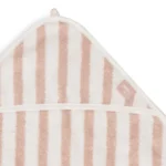 Toalla baño | 75X75cm TERRY STRIPE - WILD ROSE - GOTS 100% algodón orgánico - Imagen 2