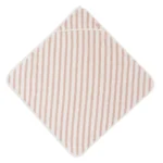 Toalla baño | 75X75cm TERRY STRIPE - WILD ROSE - GOTS 100% algodón orgánico