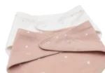 Pack x2 Baberos bandana | TWINKLING - WILD ROSE - Imagen 2
