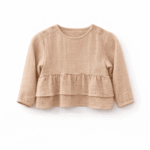 Camiseta muselina l VOLANTE NORA PALE BLUSH