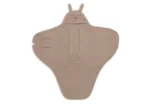 Manta envolvente | BUNNY CLOUDY RIB MILKY COFFEE - Imagen 3