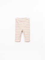 LEGGINGS RIB FLAMÉ RAYAS | POT OCRE - Imagen 2