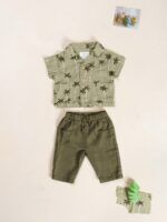 CAMISA ESTAMPADA | TEXTURES KHAKI - Imagen 2