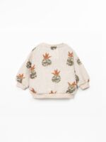 SUDADERA JERSEY PIÑAS KHAKI - Imagen 3