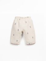 PANTALÓN BORDADO | BIO RESIN CREMA - Imagen 3