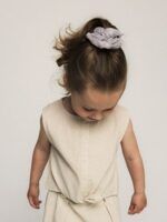Blusa lino con nudo atado l BEIGE - Imagen 5