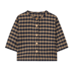 Camisa sarga vichy | Indigo