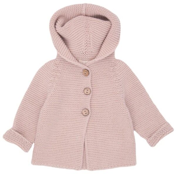 Abrigo punto bobo PETER - Light Pink