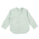 Camisa lino m.larga VERDE