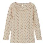 Camiseta de manga larga flores