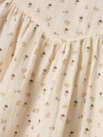 Blusa beige flores | NOANNA KIDS - Imagen 7