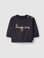 Sudadera de felpa ''hug me'' | Navy Blue