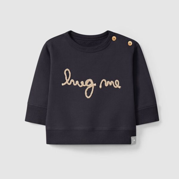 Sudadera de felpa ''hug me'' | Navy Blue