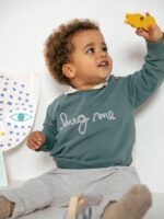 Sudadera de felpa ''hug me'' | Navy Blue - Imagen 3