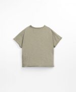 Camiseta con adornos de corte vivo | Textile Art | RECYCLED - Imagen 2