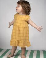 Vestido | NINA SQUARES - Mustard - Imagen 2
