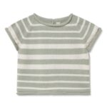Camiseta punto rayas | VINCENT - Cream-apple