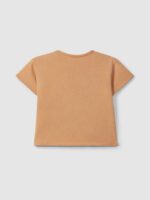 Camiseta con bordado | Ocre - Imagen 2