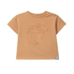 Camiseta con bordado | Ocre