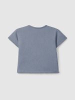 Camiseta con bordado | Indigo - Imagen 2