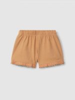 Short liso con bordados | Ocre - Imagen 2