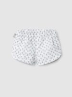 Pantalón corto pull-up floral con detalle | Azul - Imagen 2