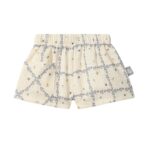 Pantalón corto algodón texturizado estampado | Indigo