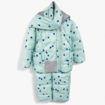 Conjunto nieve | PETO ABRIGO BUFANDA - Azul