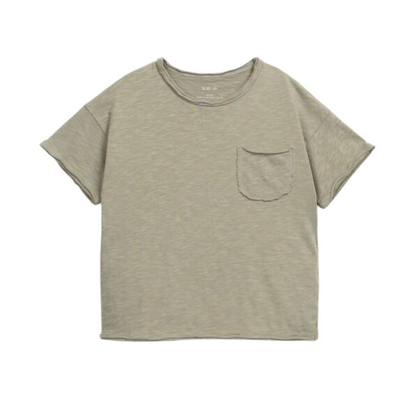 Camiseta con adornos de corte vivo | Textile Art | RECYCLED