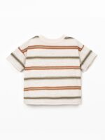 CAMISETA | RAYAS VERDE Y OCRE - Imagen 2